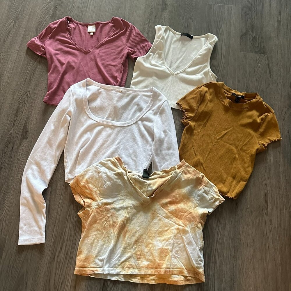 Lot of 5 Small Shirts Blouses